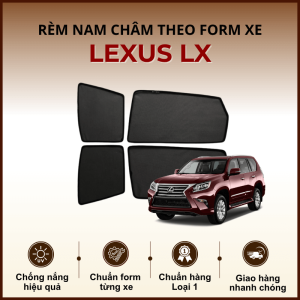 Rèm che nắng nam châm ô tô Lexus LX cao cấp