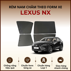Rèm che nắng nam châm ô tô Lexus NX cao cấp