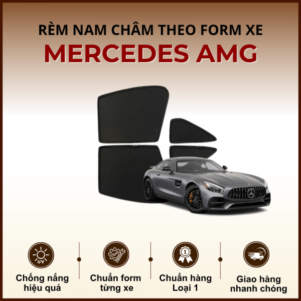 Rèm che nắng nam châm ô tô Mercedes AMG cao cấp