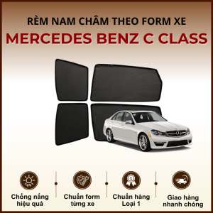 Rèm che nắng nam châm ô tô Mercedes Benz C Class cao cấp