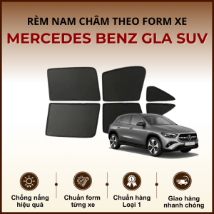 Rèm che nắng nam châm ô tô Mercedes Benz GLA SUV cao cấp