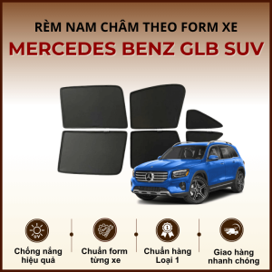 Rèm che nắng nam châm ô tô Mercedes Benz GLB SUV cao cấp