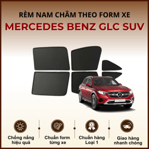 Rèm che nắng nam châm ô tô Mercedes Benz GLC SUV cao cấp