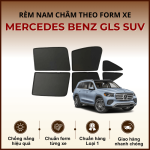Rèm che nắng nam châm ô tô Mercedes Benz GLS SUV cao cấp