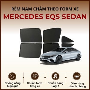 Rèm che nắng nam châm ô tô Mercedes EQS Sedan cao cấp