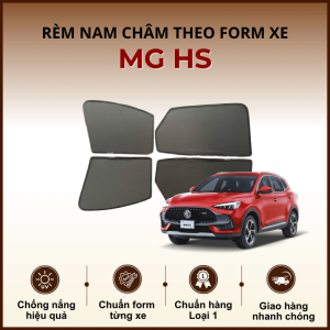 Rèm che nắng nam châm ô tô MG HS cao cấp