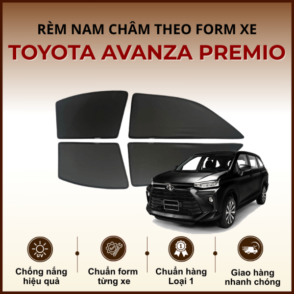 Rèm che nắng nam châm ô tô Toyota Avanza Premio cao cấp