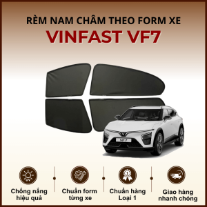 Rèm che nắng nam châm ô tô VinFast VF7 cao cấp