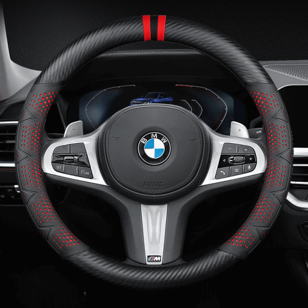 Bọc vô lăng xe BMW chất liệu Sợi Carbon thể thao, cao cấp
