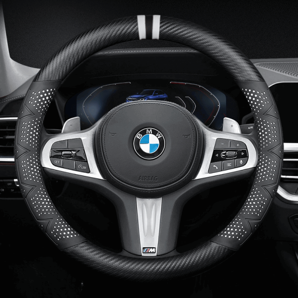 Bọc vô lăng xe BMW chất liệu Sợi Carbon thể thao, cao cấp