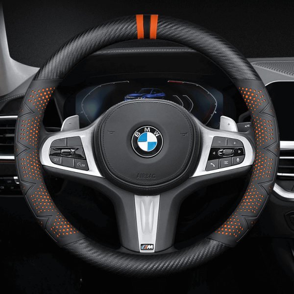 Bọc vô lăng xe BMW chất liệu Sợi Carbon thể thao, cao cấp