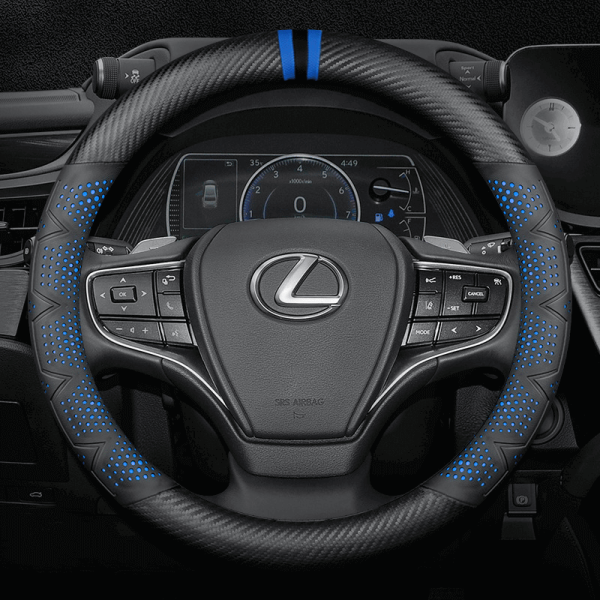 Bọc vô lăng ô tô Lexus chất liệu sợi Carbon cao cấp thể thao