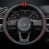 Bọc vô lăng xe Audi chất liệu Carbon thể thao, hiện đại
