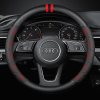 Bọc vô lăng xe Audi chất liệu Carbon thể thao, hiện đại