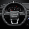 Bọc vô lăng xe Audi chất liệu Carbon thể thao, hiện đại