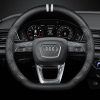 Bọc vô lăng xe Audi chất liệu Carbon thể thao, hiện đại