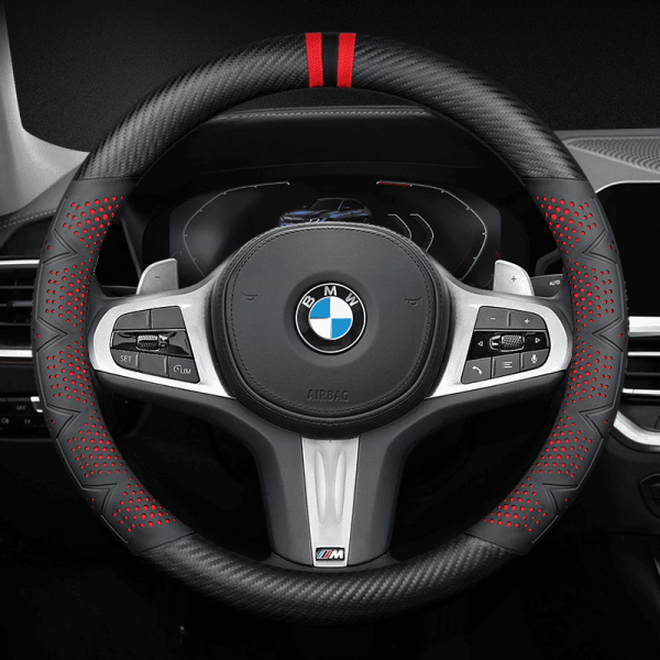 Bọc vô lăng xe BMW chất liệu Sợi Carbon thể thao, cao cấp