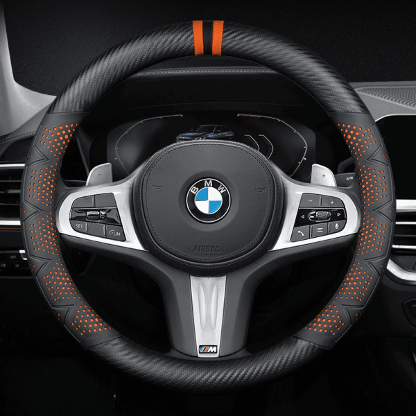 Bọc vô lăng xe BMW chất liệu Sợi Carbon thể thao, cao cấp