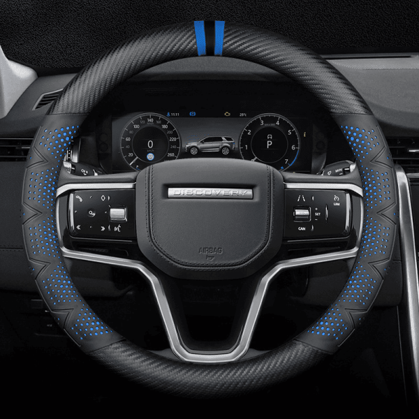Bọc vô lăng xe Land Rover sợi Carbon cao cấp in 3D thời thượng