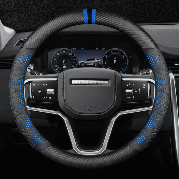 Bọc vô lăng xe Land Rover sợi Carbon cao cấp in 3D thời thượng