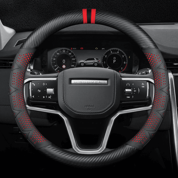Bọc vô lăng xe Land Rover sợi Carbon cao cấp in 3D thời thượng