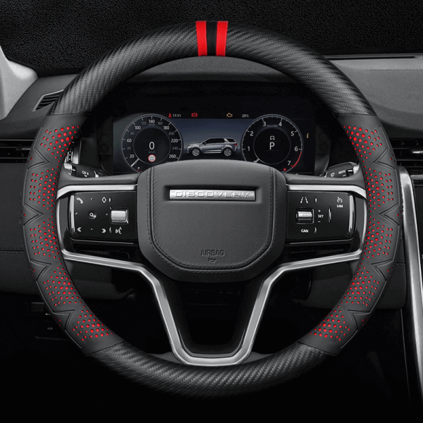 Bọc vô lăng xe Land Rover sợi Carbon cao cấp in 3D thời thượng