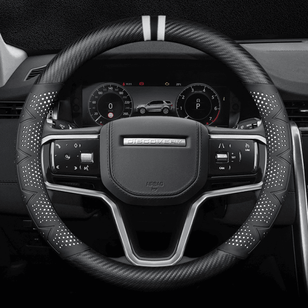 Bọc vô lăng xe Land Rover sợi Carbon cao cấp in 3D thời thượng
