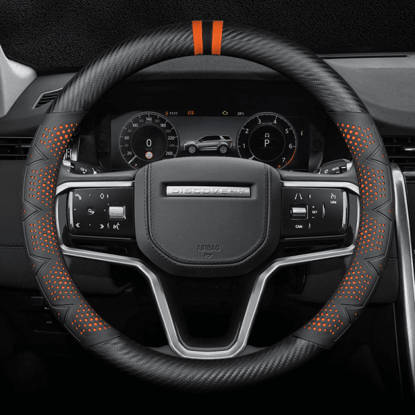 Bọc vô lăng xe Land Rover sợi Carbon cao cấp in 3D thời thượng