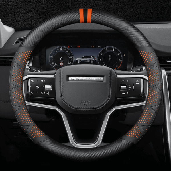 Bọc vô lăng xe Land Rover sợi Carbon cao cấp in 3D thời thượng