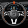 Bọc vô lăng xe Mercedes chất liệu Carbon thể thao, hiện đại