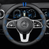 Bọc vô lăng xe Mercedes chất liệu Carbon thể thao, hiện đại