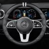 Bọc vô lăng xe Mercedes chất liệu Carbon thể thao, hiện đại