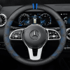 Bọc vô lăng xe Mercedes chất liệu Carbon thể thao, hiện đại