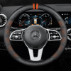 Bọc vô lăng xe Mercedes chất liệu Carbon thể thao, hiện đại