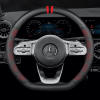 Bọc vô lăng xe Mercedes chất liệu Carbon thể thao, hiện đại