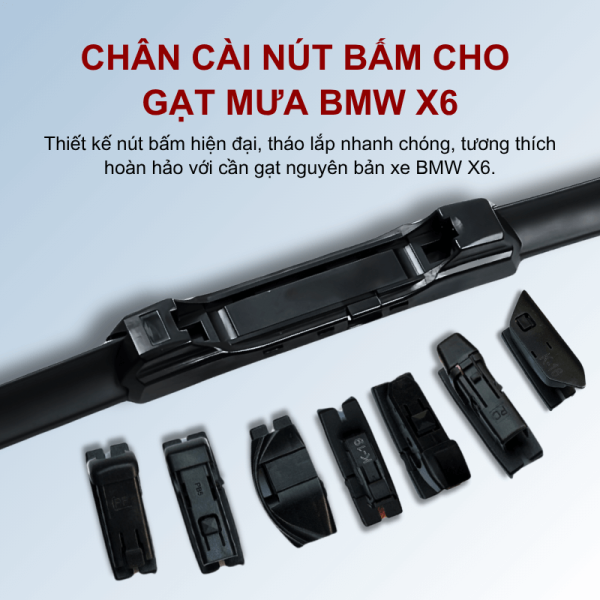 Gạt mưa xe BMW X6 (2008-2025) chính hãng siêu sạch siêu êm - Ảnh 8