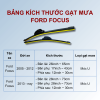 Gạt mưa xe Ford Focus chính hãng siêu sạch siêu êm