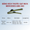 Bảng kích thước gạt mưa xe Mercedes AMG G63 các đời xe