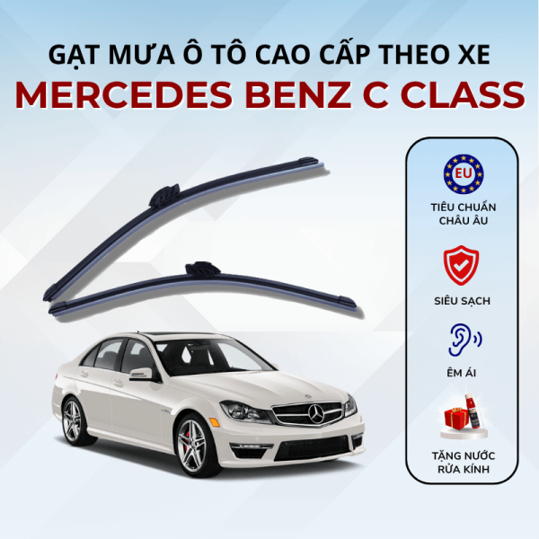Gạt mưa xe Mercedes Benz C Class cao cấp thế hệ mới