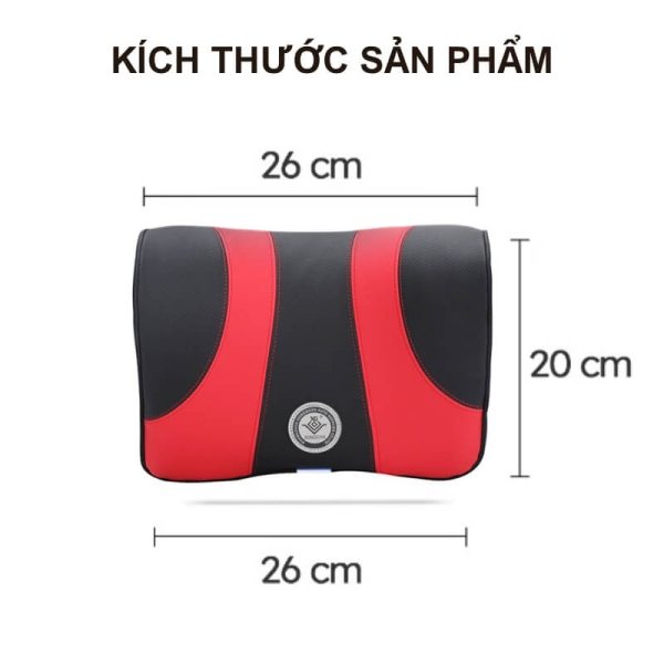 Gối tựa đầu bọc da ruột cao su non cao cấp Dream