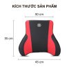 Gối tựa lưng ô tô bọc da ruột cao su non Dream
