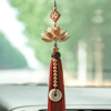 Khánh Phúc Liên Hoa gỗ hoàng dương cao cấp treo xe