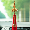 Khánh Phúc Liên Hoa gỗ hoàng dương cao cấp treo xe