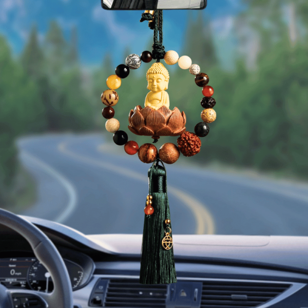 Khánh treo xe Phật Thích Ca - Vòng bồ đề tâm an hành lộ