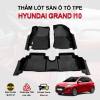 Thảm lót sàn xe ô tô Hyundai Grand I10 chất liệu TPE khuôn đúc nguyên khối tràn viền cao cấp