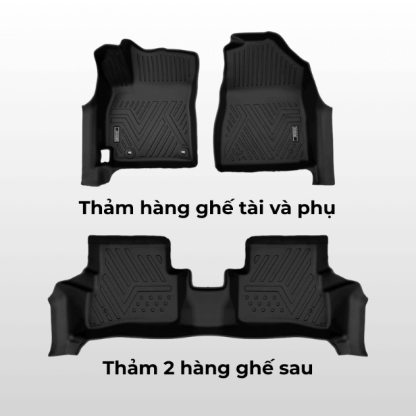 Bộ thảm lót sàn ô tô Hyundai Venue chất liệu TPE