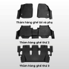Bộ thảm lót sàn ô tô KIA Carens chất liệu TPE