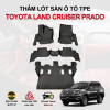 Thảm lót sàn xe ô tô Toyota Land Cruiser Prado chất liệu TPE khuôn đúc nguyên khối tràn viền cao cấp