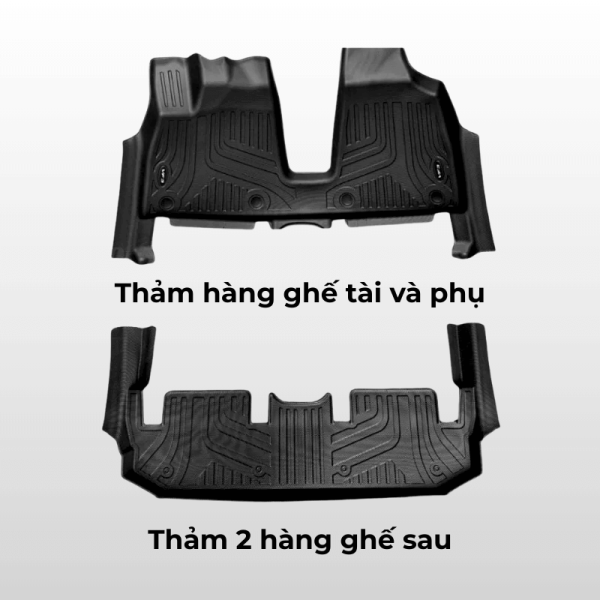 Bộ thảm lót sàn ô tô VinFast VF3 chất liệu TPE