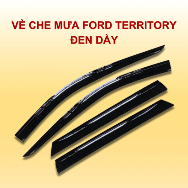 Vè che mưa ô tô Ford Territory đen dày cao cấp